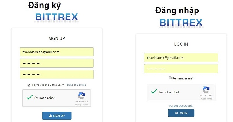 Hướng dẫn đăng ký Bittrex bước 1